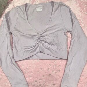 Lavender crop top, SIZE L